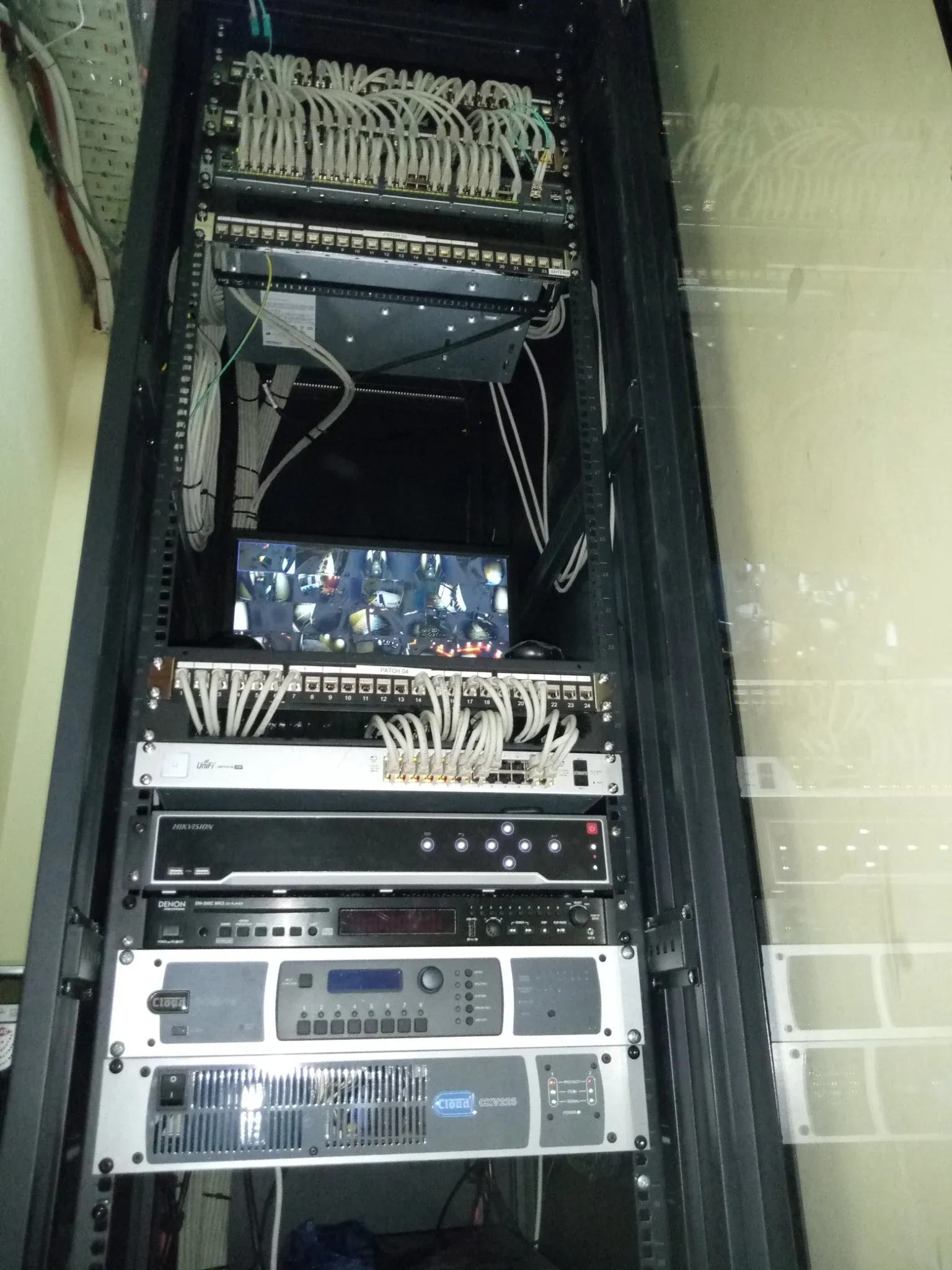 Bastidor de Rede e CCTV